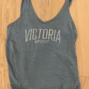 Victoria Sport Heather Blue Tank Too Braid Back